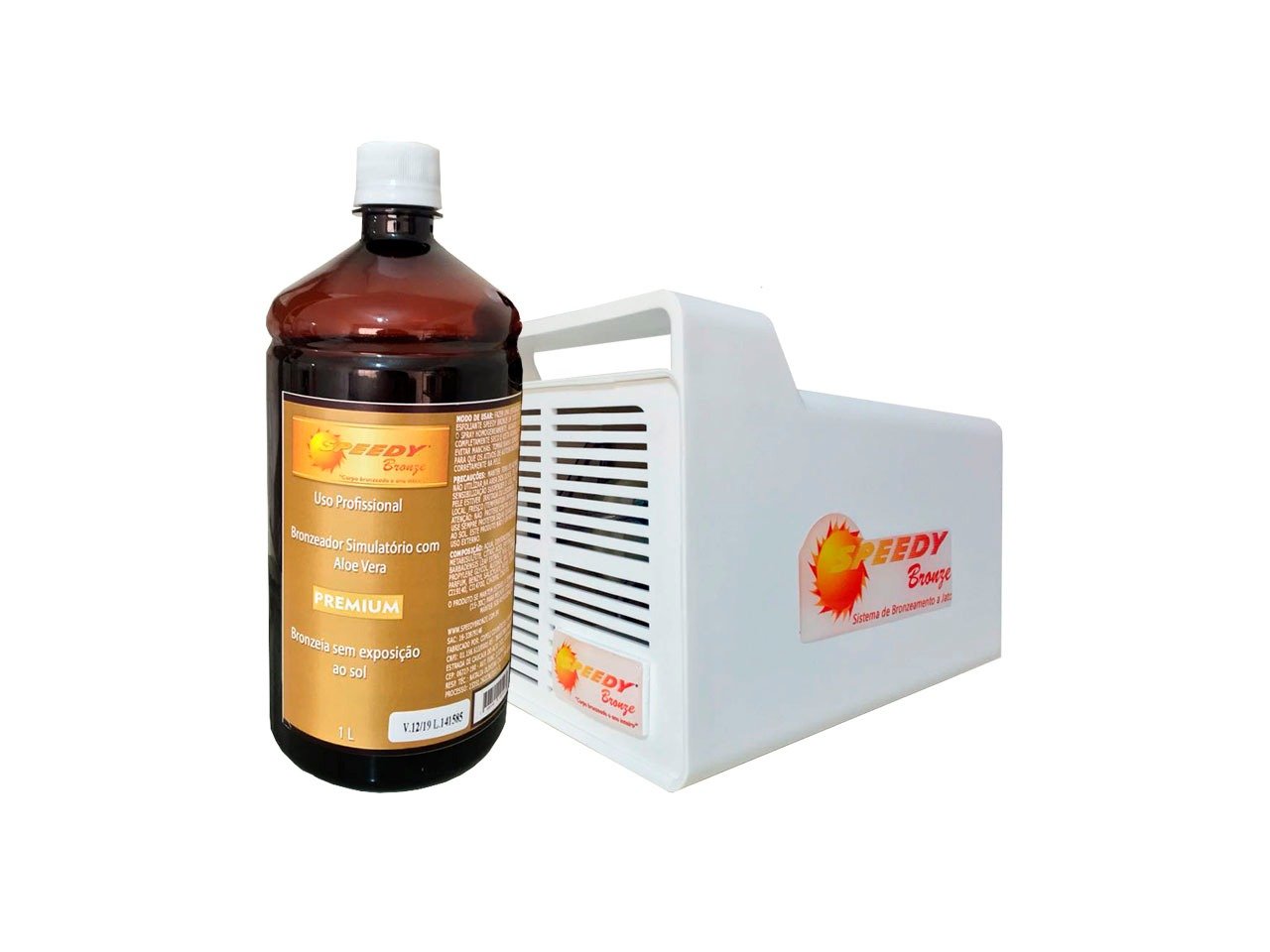 O Kit de bronzeamento a jato