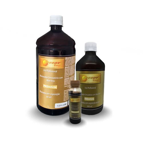 Líquidos para bronzeamento a jato